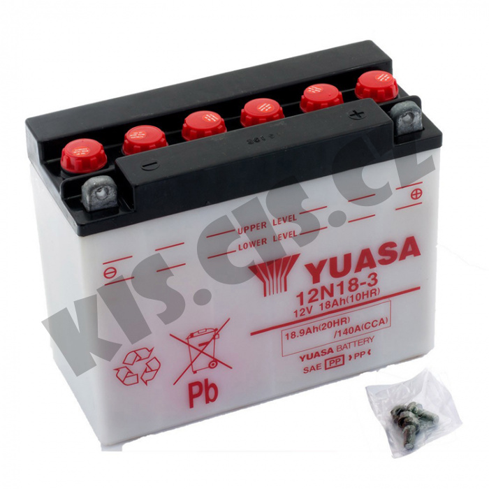 Akumulátor YUASA 12N 18-3 (12V/18Ah)