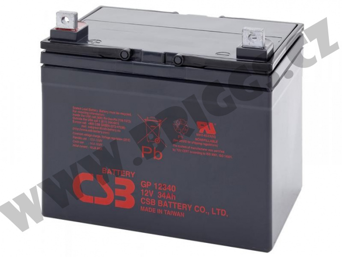 Akumulátor CSB GP 12340 gelový (12V/34Ah)