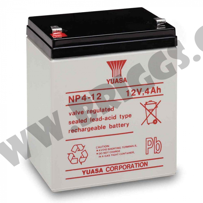 Akumulátor YUASA NP4-12 gelový (12V/4Ah)