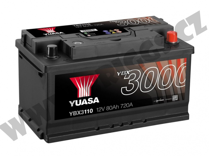 Akumulátor Yuasa 12V/80Ah